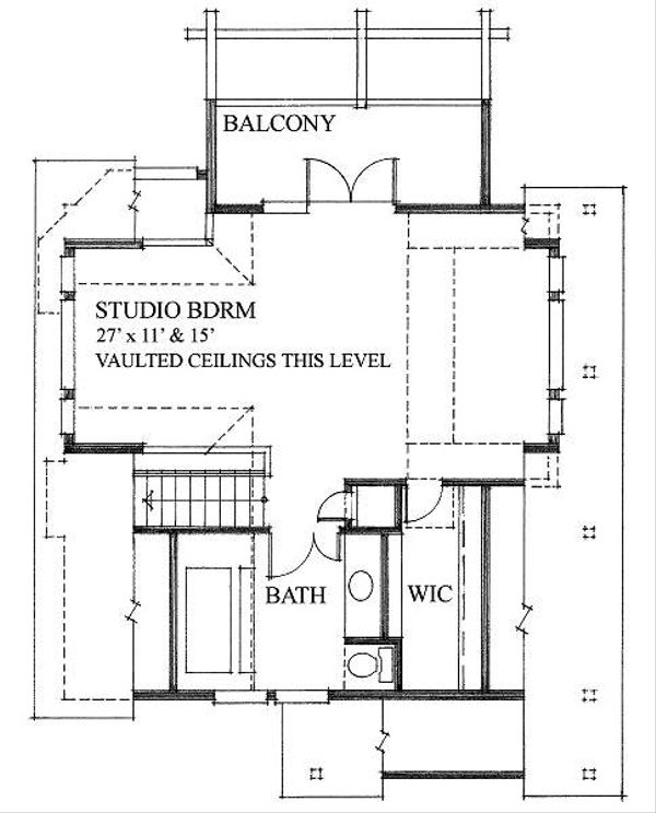 House Design - Cottage Floor Plan - Upper Floor Plan #118-111