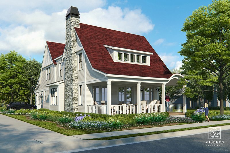 Architectural House Design - Farmhouse Exterior - Front Elevation Plan #928-323