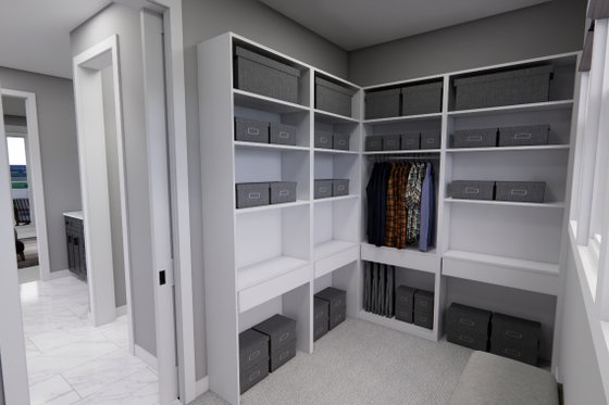 Interior - Master Bedroom 2 for Farmhouse House Plan #51-1302 - 3 bed, 3.5 bath