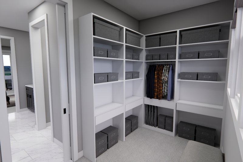 House Blueprint - Interior - Master Bedroom 2 for Farmhouse House Plan #51-1302 - 3 bed, 3.5 bath
