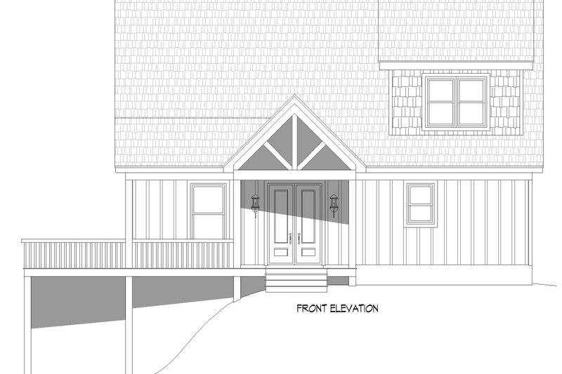 House Plan Design - Exterior - Front Elevation 4 for Traditional House Plan #932-440 - 3 bed, 2.5 bath