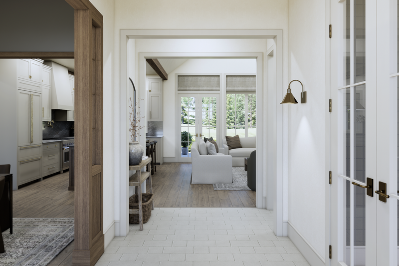 Home Plan - Interior - Entry for Farmhouse House Plan #1114-122 - 3 bed, 2.5 bath