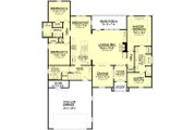 European Style House Plan - 3 Beds 2 Baths 2416 Sq/Ft Plan #430-101 