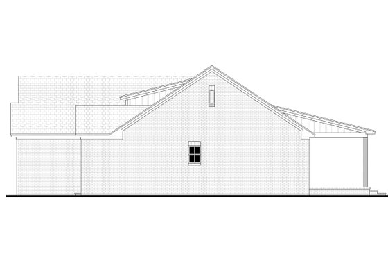 Exterior - Other Elevation 1 for Farmhouse House Plan #430-367 - 3 bed, 2 bath