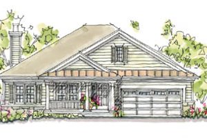 Traditional Exterior - Front Elevation Plan #20-166