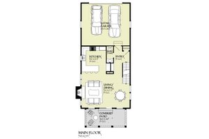 Floor Plan - Main Floor for Beach House Plan #901-165 - 5 bed, 3.5 bath
