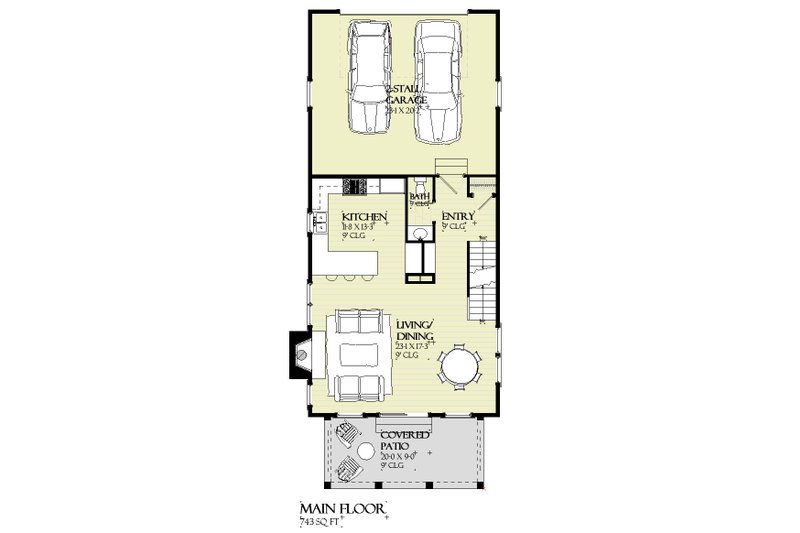 Dream House Plan - Floor Plan - Main Floor for Beach House Plan #901-165 - 5 bed, 3.5 bath
