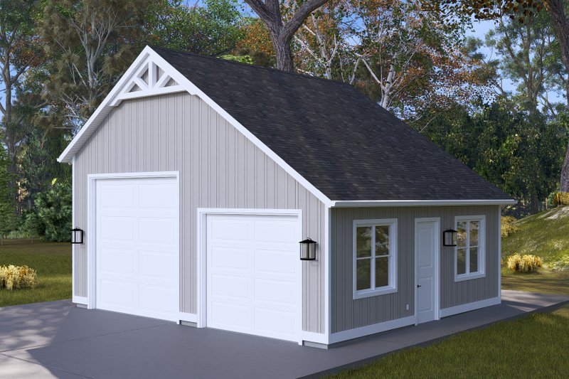 Architectural House Design - Exterior - Front Elevation 3 for Traditional House Plan #1060-277, 0 bath