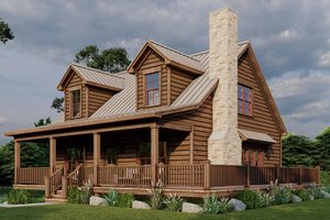 Dream House Plan - Country Exterior - Front Elevation Plan #923-303