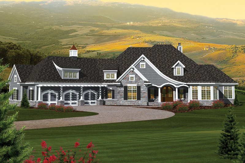 Home Plan - Photo 5 for Ranch House Plan #70-1063 - 2 bed, 2.5 bath