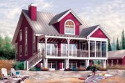 Traditional Style House Plan - 3 Beds 2 Baths 1878 Sq/Ft Plan #23-2174 