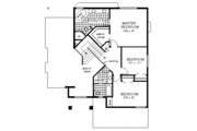 European Style House Plan - 3 Beds 2.5 Baths 2134 Sq/Ft Plan #18-236 Floor 