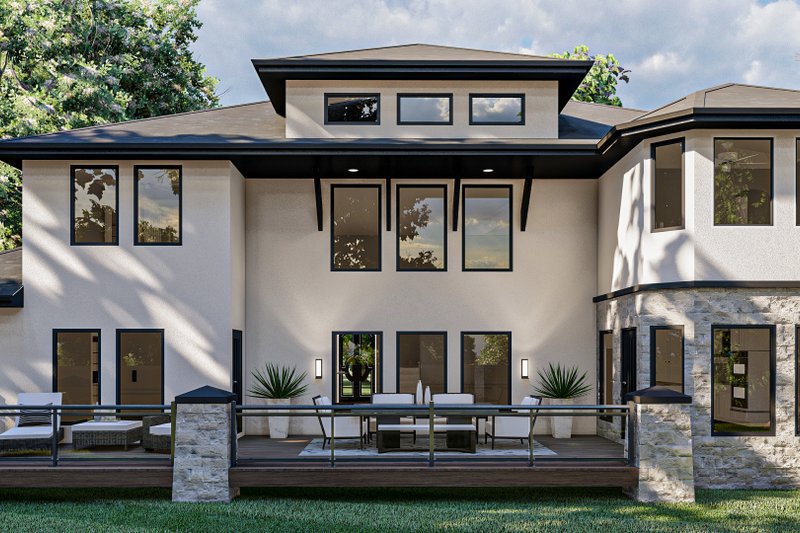 Home Plan - Exterior - Other Elevation for European House Plan #455-160 - 5 bed, 3.5 bath