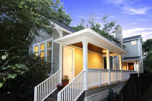 Cottage Exterior - Front Elevation Plan #449-12