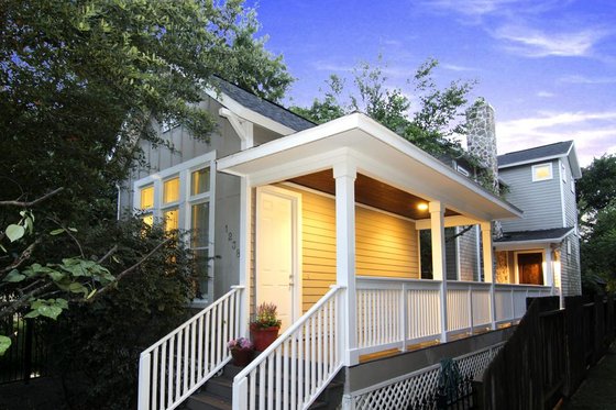 Exterior - Front Elevation for Cottage House Plan #449-12 - 3 bed, 4.5 bath