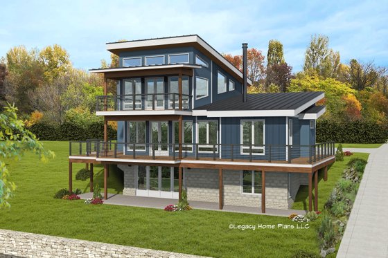 Exterior - Other Elevation for Modern House Plan #932-866 - 3 bed, 2 bath