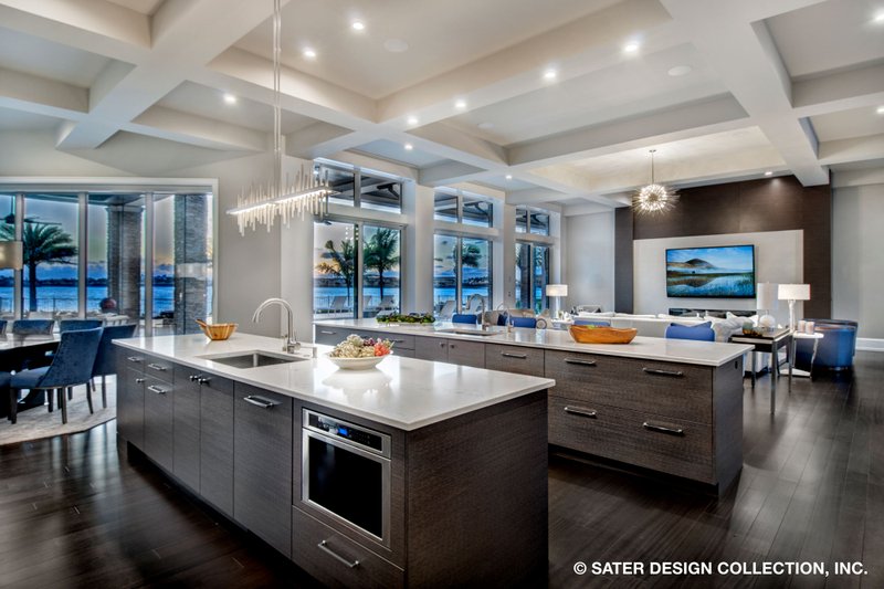 Architectural House Design - Interior - Family Room 1 for Contemporary House Plan #930-513 - 5 bed, 5.5 bath