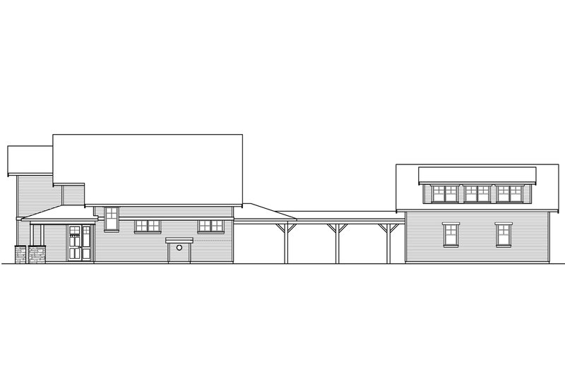 Home Plan - Exterior - Other Elevation 1 for Traditional House Plan #124-977 - 3 bed, 4 bath