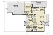 Farmhouse Style House Plan - 4 Beds 3.5 Baths 3275 Sq/Ft Plan #1070-41 