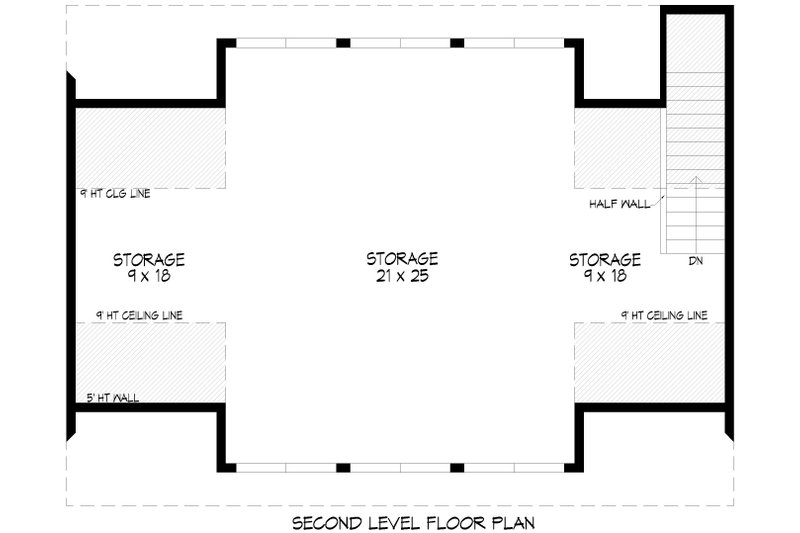 Home Plan - Floor Plan - Upper Floor for Country House Plan #932-1047, 0 bath