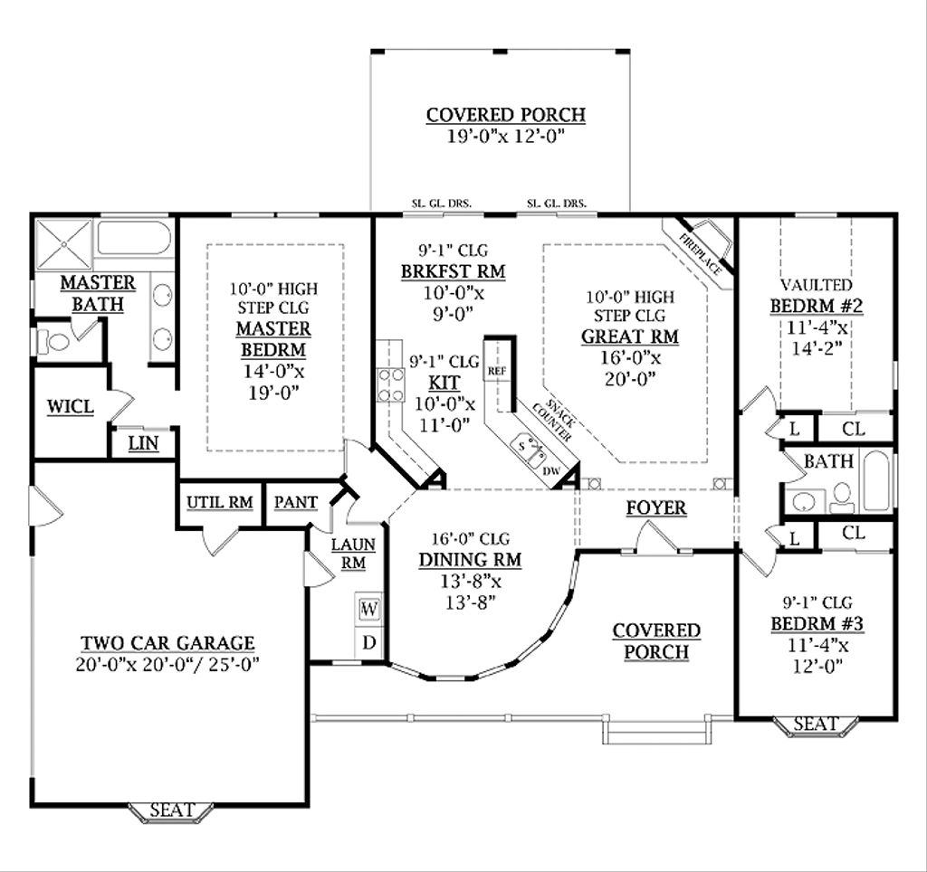 Country Style House Plan 3 Beds 2 Baths 1800 Sq Ft Plan 456 1 Houseplans Com