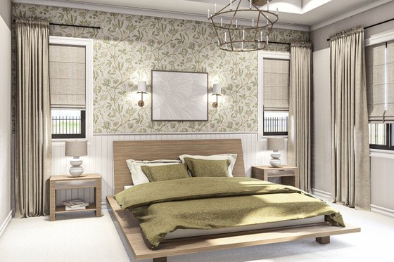 Interior - Master Bedroom for Modern House Plan #455-496 - 3 bed, 2.5 bath