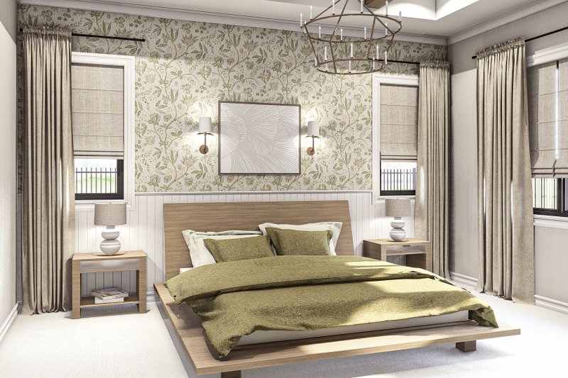 Architectural House Design - Interior - Master Bedroom for Modern House Plan #455-496 - 3 bed, 2.5 bath