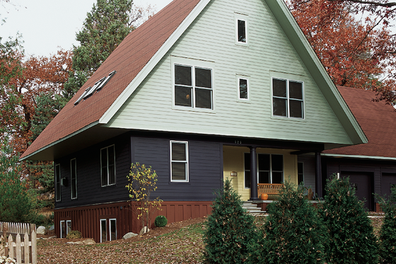 Exterior - Front Elevation for Modern House Plan #573-1 - 4 bed, 3 bath