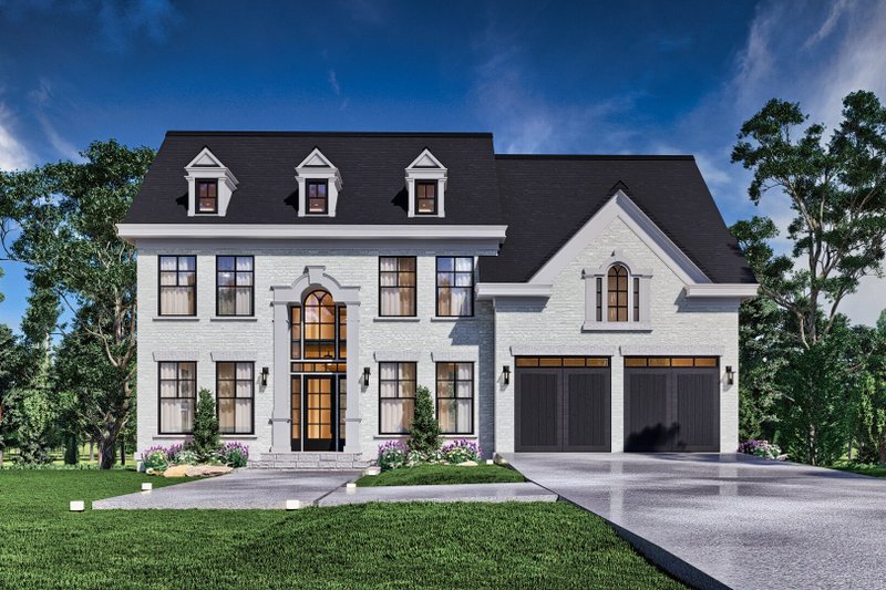 House Design - Exterior - Front Elevation 4 for Traditional House Plan #119-453 - 5 bed, 4 bath