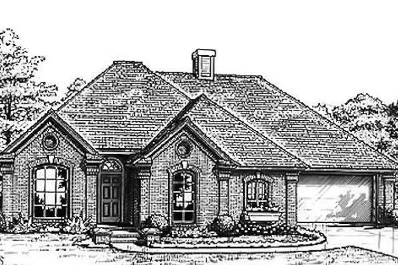 Traditional Style House Plan - 3 Beds 2.5 Baths 2011 Sq/Ft Plan #310-793