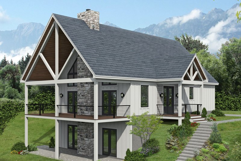 Dream House Plan - Country Exterior - Front Elevation Plan #932-1239