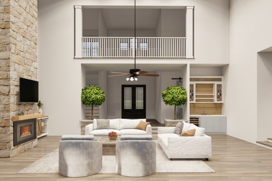 Interior - Family Room 3 for Farmhouse House Plan #923-377 - 4 bed, 3.5 bath