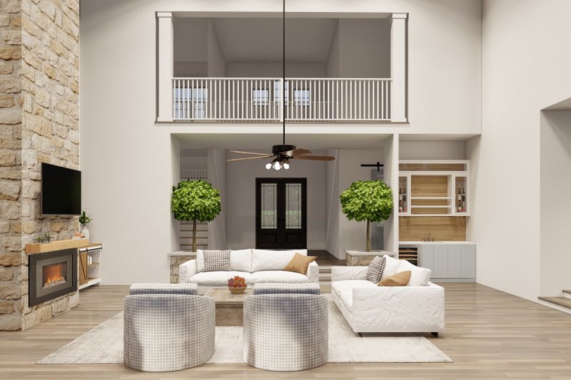 Dream House Plan - Interior - Family Room 3 for Farmhouse House Plan #923-377 - 4 bed, 3.5 bath