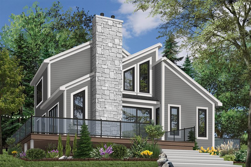 Home Plan - Modern Exterior - Front Elevation Plan #23-2019