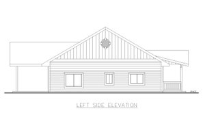Exterior - Other Elevation for Ranch House Plan #117-988 - 3 bed, 3.5 bath