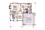 Craftsman Style House Plan - 3 Beds 2.5 Baths 2084 Sq/Ft Plan #20-250 