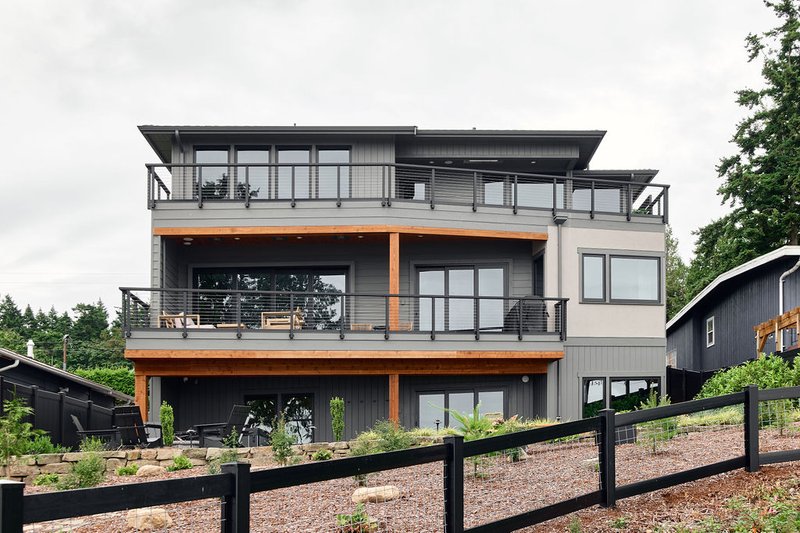 Architectural House Design - Photo 3 for Contemporary House Plan #1070-265 - 3 bed, 3.5 bath