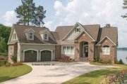 European Style House Plan - 4 Beds 4 Baths 2401 Sq/Ft Plan #929-4 