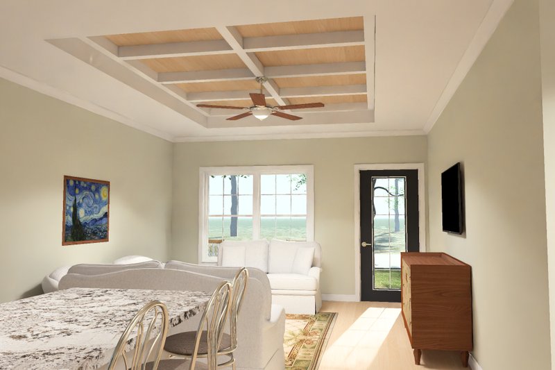 Home Plan - Interior - Family Room 2 for Cottage House Plan #513-2496 - 3 bed, 2 bath
