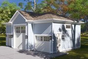 Farmhouse Style House Plan - 0 Beds 0 Baths 954 Sq/Ft Plan #1060-249 