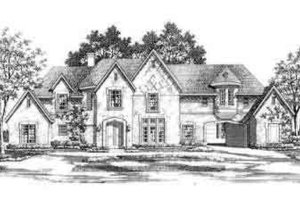 European Exterior - Front Elevation Plan #141-162