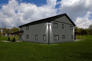 Exterior - Rear Elevation for Barndominium House Plan #1084-11 - 3 bed, 2.5 bath