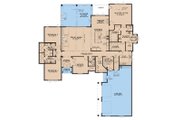 European Style House Plan - 3 Beds 3.5 Baths 2998 Sq/Ft Plan #923-335 