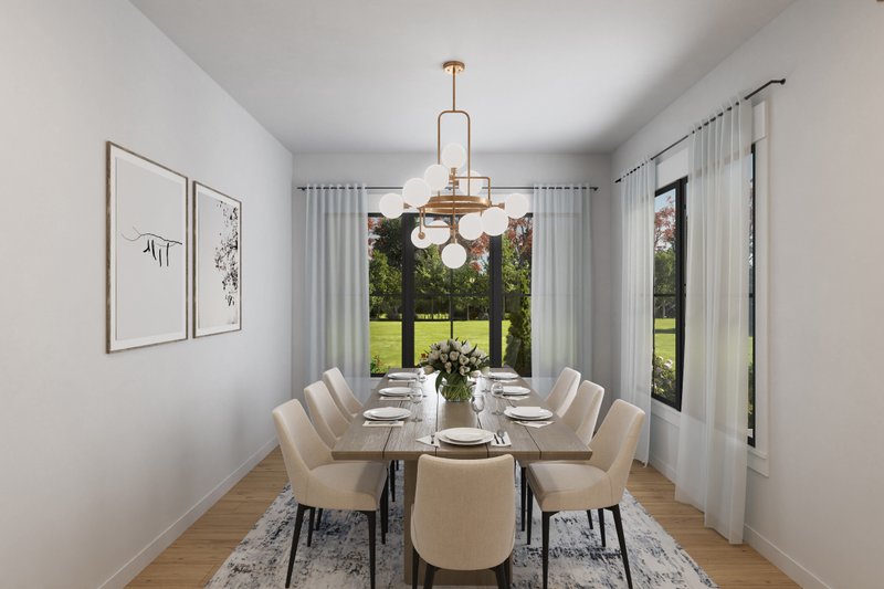 Dream House Plan - Interior - Dining Room for Farmhouse House Plan #430-364 - 3 bed, 2.5 bath