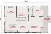 Farmhouse Style House Plan - 4 Beds 3 Baths 2743 Sq/Ft Plan #461-93 