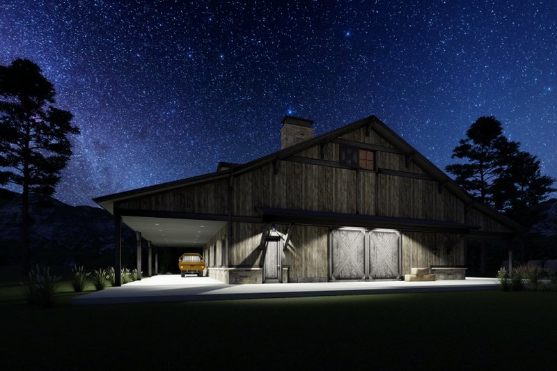 Dream House Plan - Exterior - Other Elevation 8 for Country House Plan #1069-32 - 4 bed, 3 bath