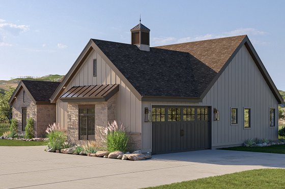 Exterior - Other Elevation 2 for Craftsman House Plan #455-275 - 3 bed, 2 bath