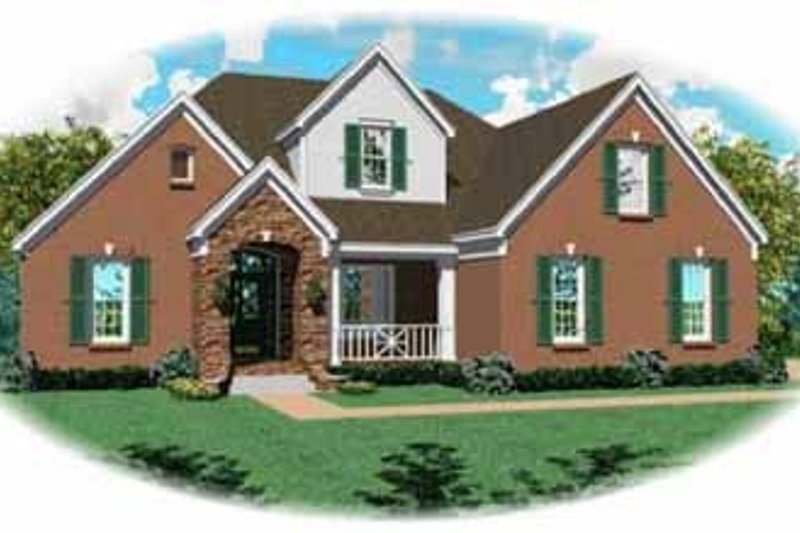Traditional Style House Plan - 4 Beds 3.5 Baths 3259 Sq/Ft Plan #81-308