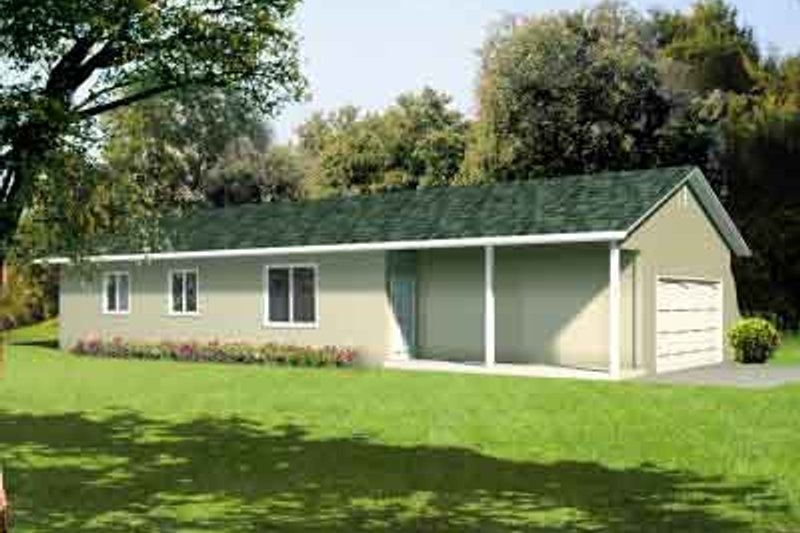 Home Plan - Ranch Exterior - Front Elevation Plan #1-1052