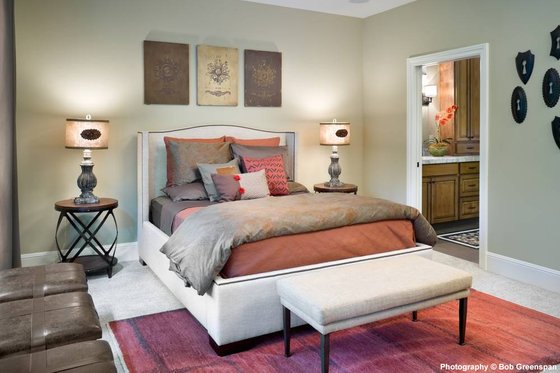 Interior - Master Bedroom for Craftsman House Plan #48-615 - 4 bed, 3.5 bath